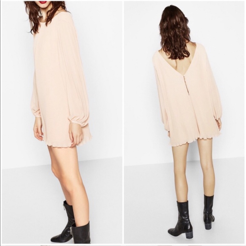 Zara peachy beige romper